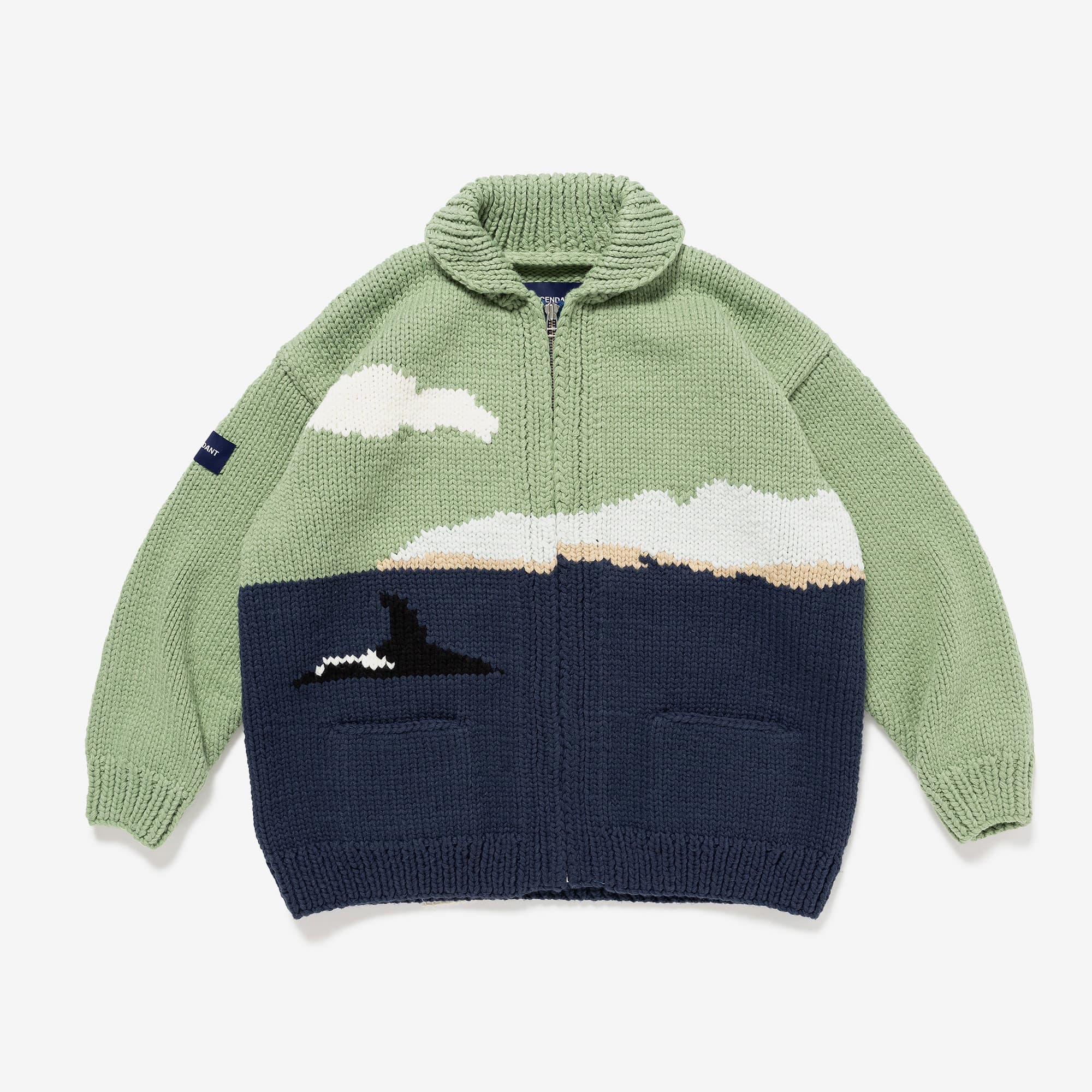 セーター23aw DESCENDANT SUNKEN COWICHAN SWEATER - その他